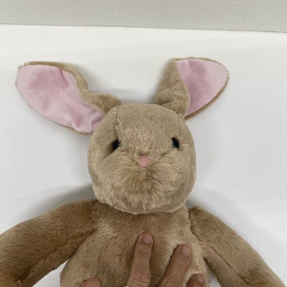 Build A Bear Bunny Rabbit Brown W/Pink Accents & Unicorn Hooded Top 15 inches - Picture 7 of 13